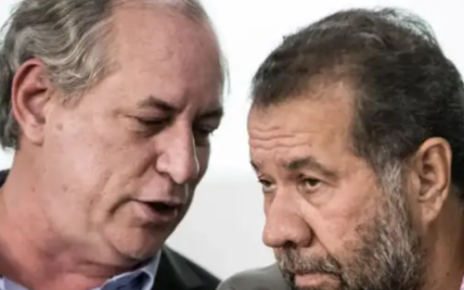 Ciro Gomes, candidato do PDT, e Carlos Lupi, presidente do partido - Renato Cortez/Futura Press